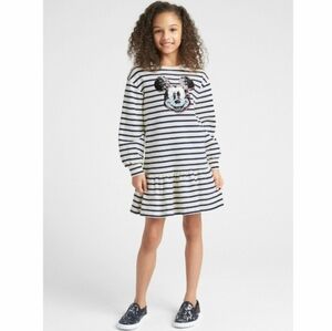 GAP Disney Mickey Navy Striped Dress S 6 7